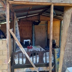 Rebuilding hope for my Aunt after hurricane destruction.
